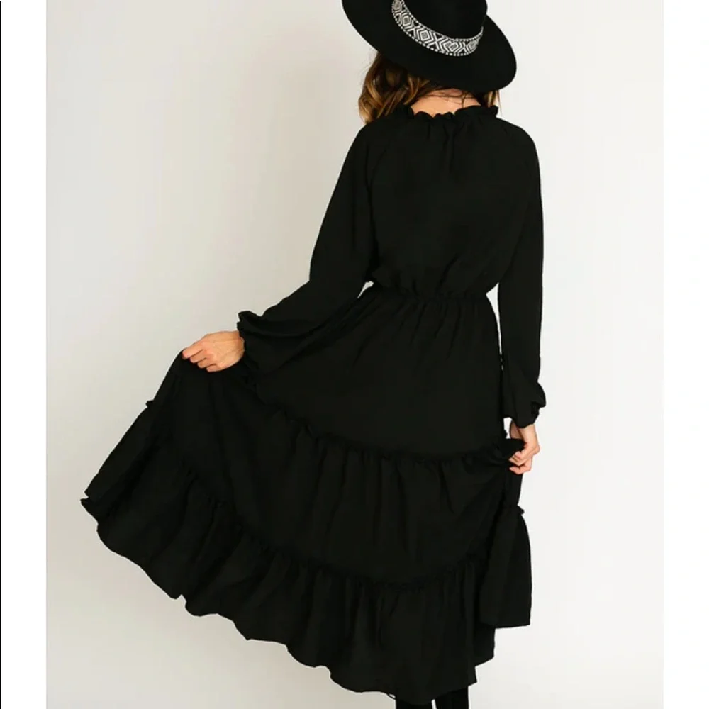 Joyfolie Shlee dress in black - Picture 4 of 8